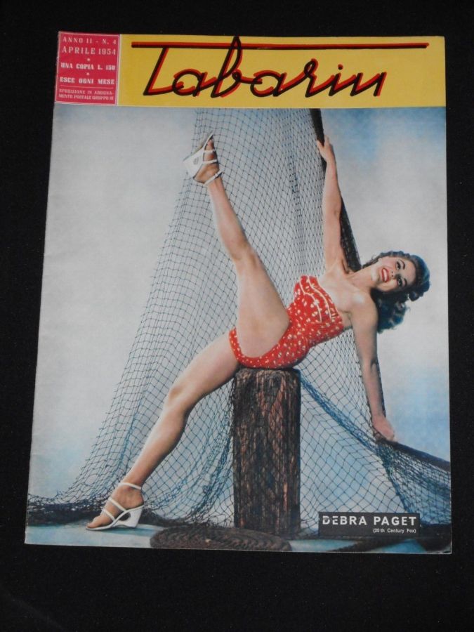 TABARIN magazine side cover Issue 4  April 1954