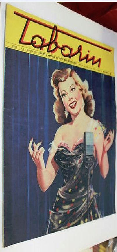 TABARIN magazine side cover Issue 2 March 1953