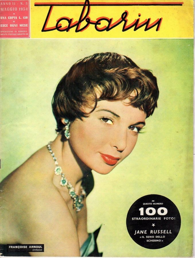 TABARIN magazine side cover Issue 5  May 1954
