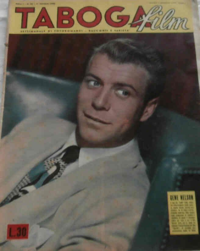 TABOGA FILM magazine side cover Issue 38 11 October 1952