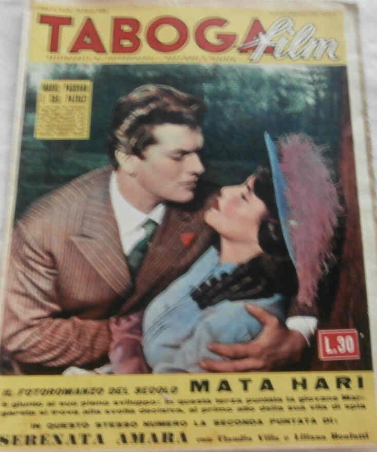 TABOGA FILM magazine side cover Issue 13 28 March 1953