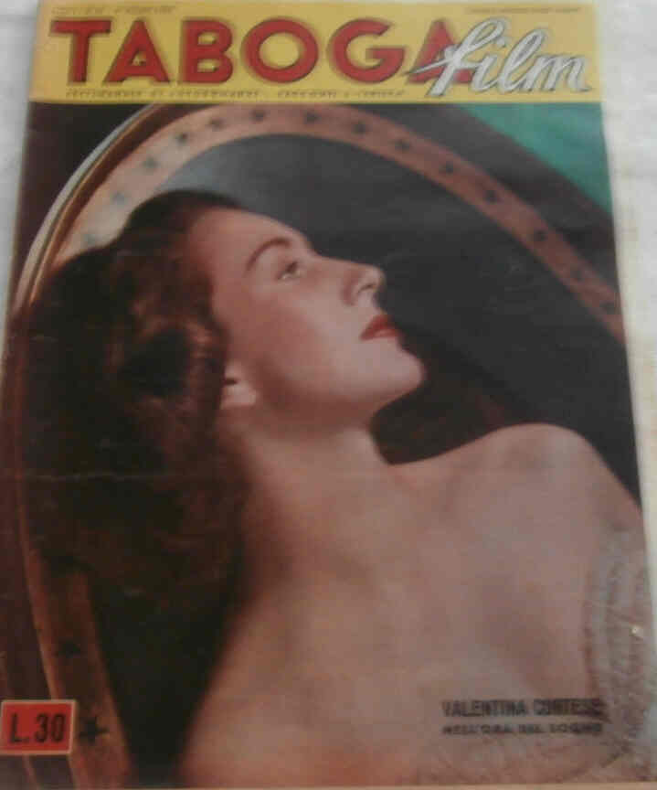 TABOGA FILM magazine side cover Issue 17 25 April 1953