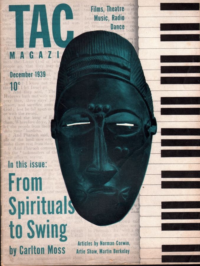 TAC magazine side cover  December 1939