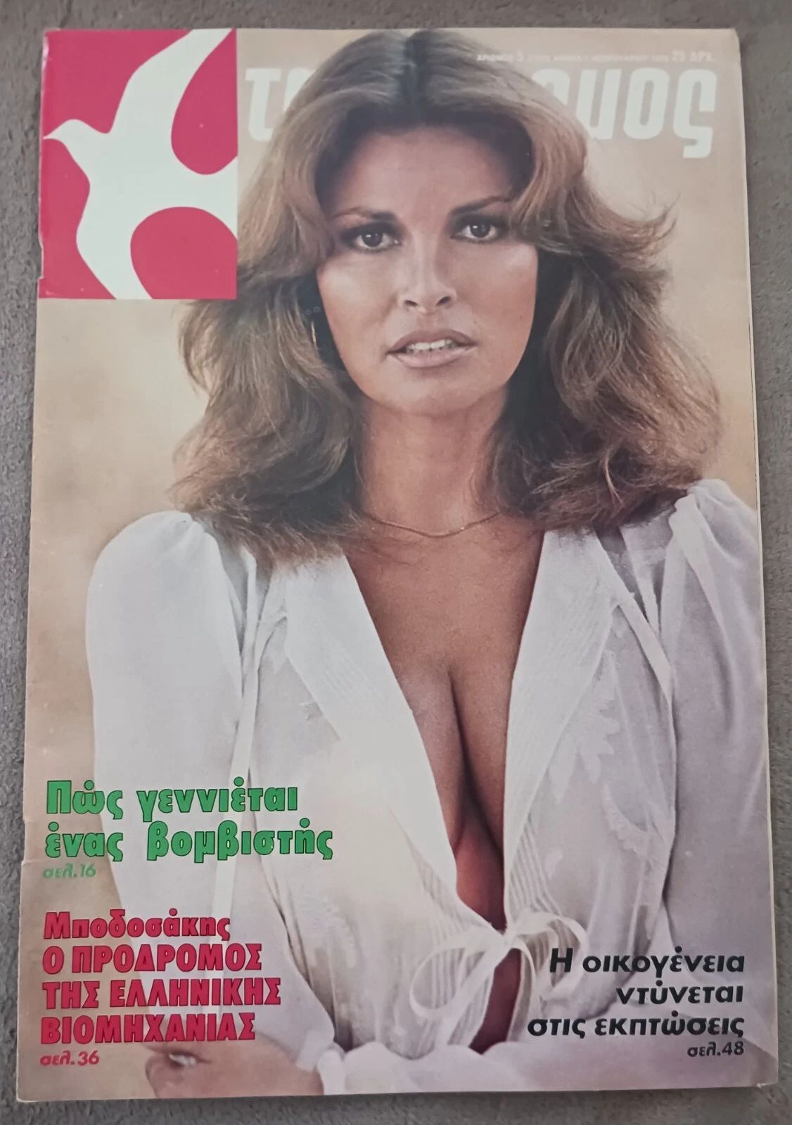 TAHIDROMOS magazine side cover   1979