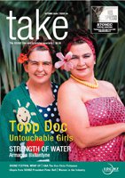 TAKE (NZ) magazine side cover Issue 54  