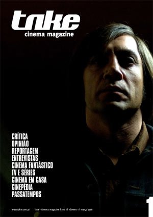 TAKE (Portugal) magazine side cover Issue 1 March 2008