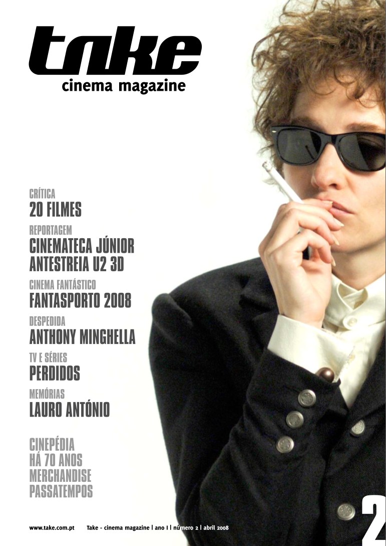 TAKE (Portugal) magazine side cover Issue 2 April 2008
