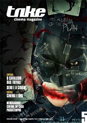 TAKE (Portugal) magazine side cover Issue 5 July 2008