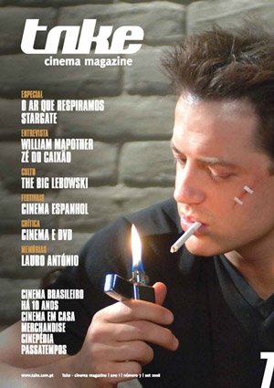 TAKE (Portugal) magazine side cover Issue 7 September 2008