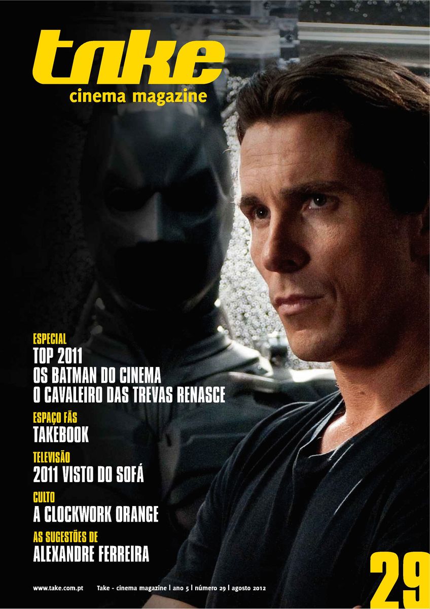 TAKE (Portugal) magazine side cover Issue 29 August 2012