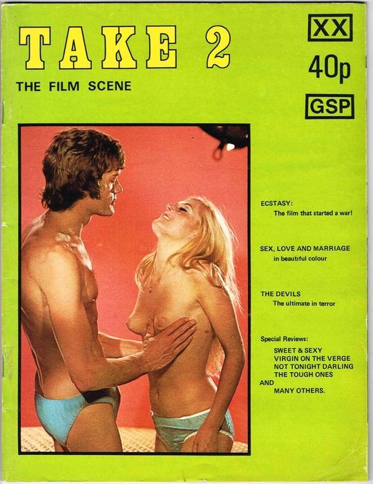 TAKE 1 magazine side cover Issue 2  1971