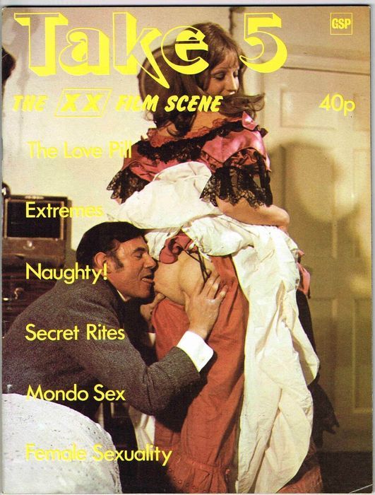 TAKE 1 magazine side cover Issue 5  1972