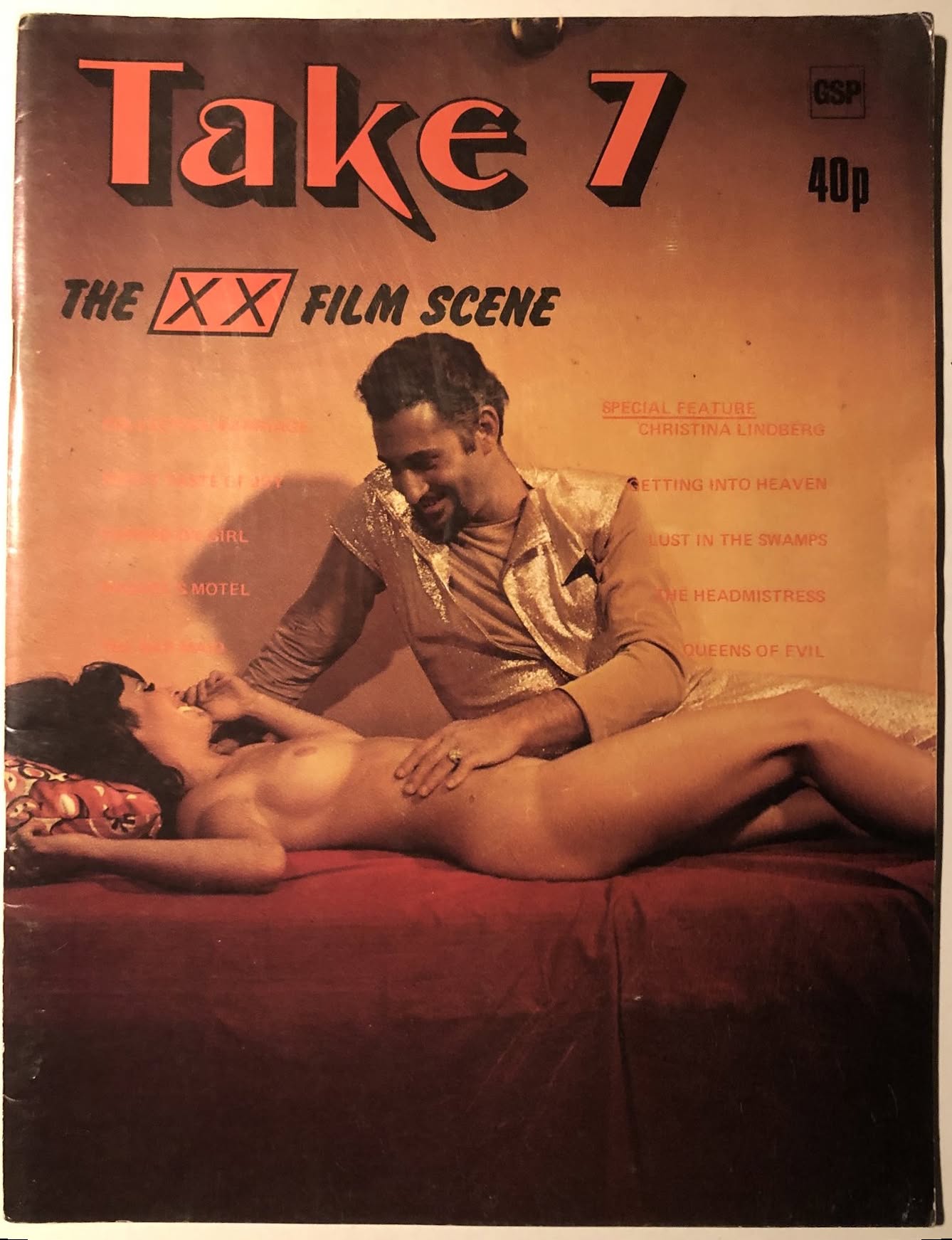TAKE 1 magazine side cover Issue 7  1972