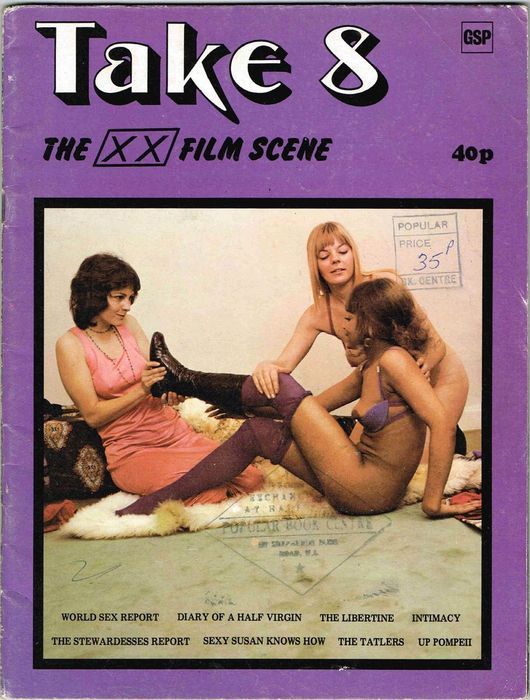 TAKE 1 magazine side cover Issue 8  1972