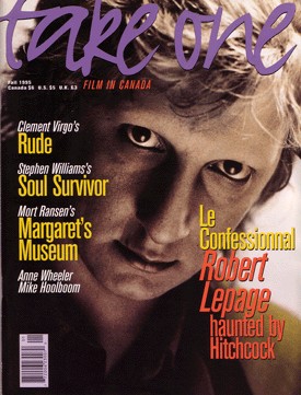 TAKE ONE (Toronto) magazine side cover Issue 9 September 1995