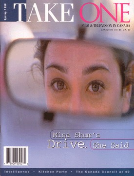 TAKE ONE (Toronto) magazine side cover Issue 19 March 1998