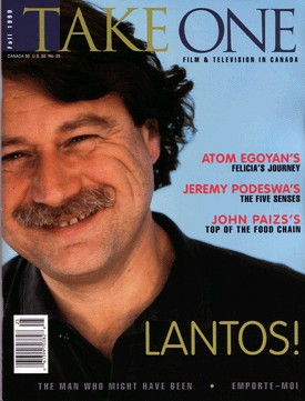 TAKE ONE (Toronto) magazine side cover Issue 25 September 1999