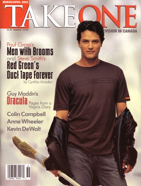 TAKE ONE (Toronto) magazine side cover Issue 36 March 2002