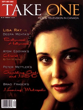 TAKE ONE (Toronto) magazine side cover Issue 39 September 2002