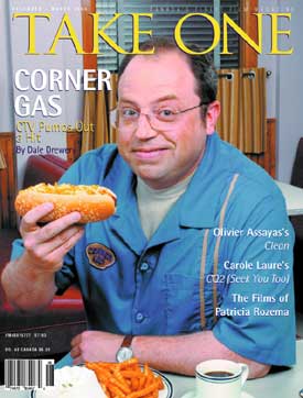 TAKE ONE (Toronto) magazine side cover Issue 48 December 2004