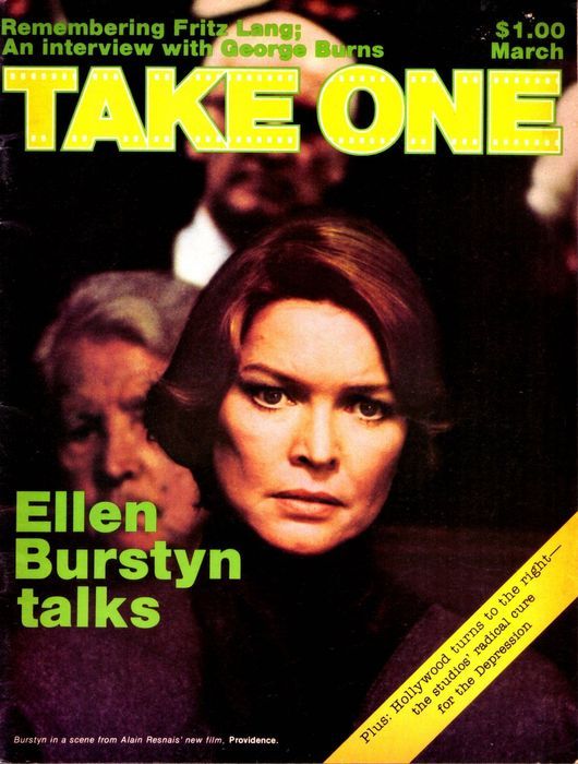 TAKE ONE (Montreal) magazine side cover Issue 56  Vol 5 # 8 March 1977