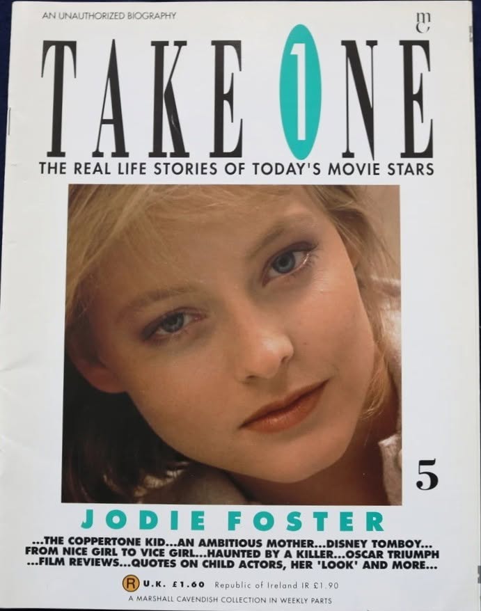 TAKE ONE (MARSHALL CAVENDISH) magazine side cover Issue 5   1990