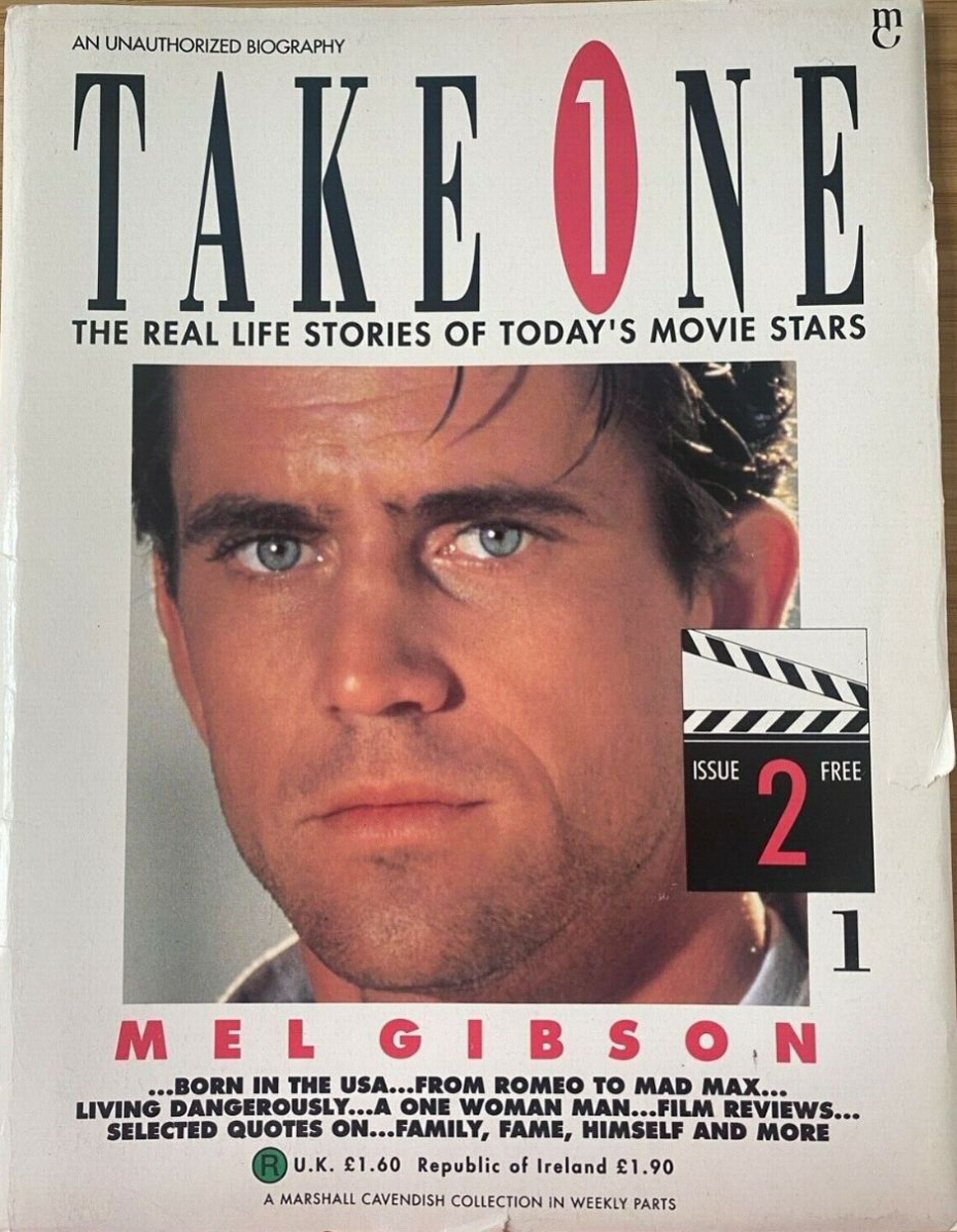 TAKE ONE (MARSHALL CAVENDISH) magazine side cover Issue 1   1990