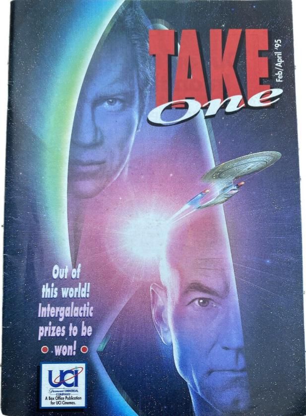 TAKE ONE magazine side cover  February/April 1995
