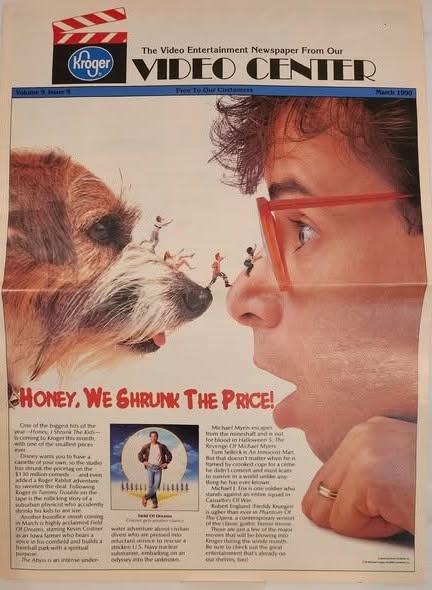 TAKE ONE (USA) magazine side cover  March 1990