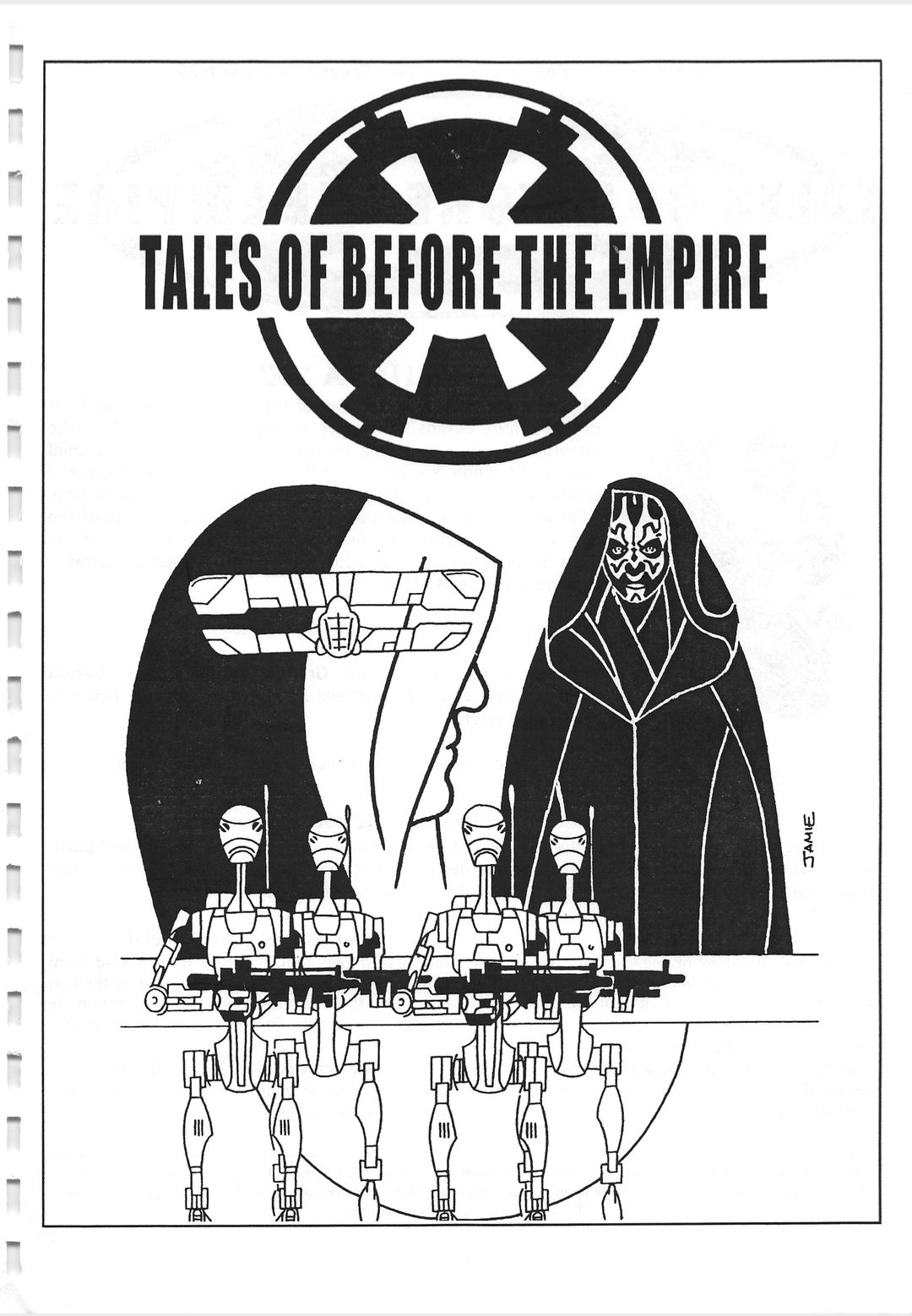 TALES OF THE EMPIRE magazine side cover Issue 9  August 1999