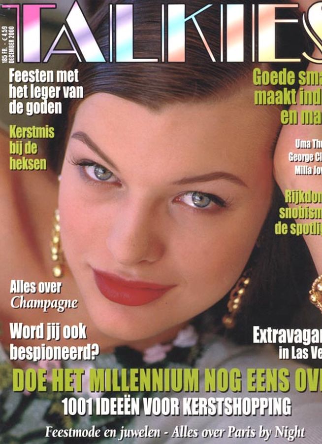 TALKIES LE MAGAZINE magazine side cover  December 2000