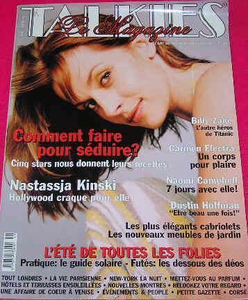 TALKIES LE MAGAZINE magazine side cover June 1998
