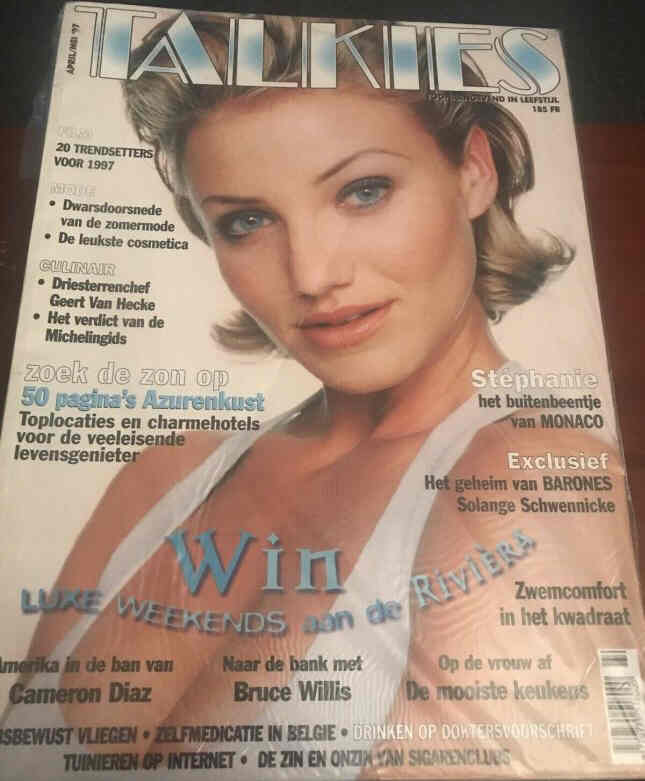 TALKIES LE MAGAZINE magazine side cover  April/May 1997