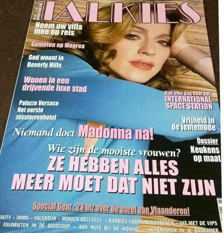 TALKIES LE MAGAZINE magazine side cover  /February 2001