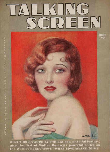 TALKING SCREEN magazine side cover June 1930