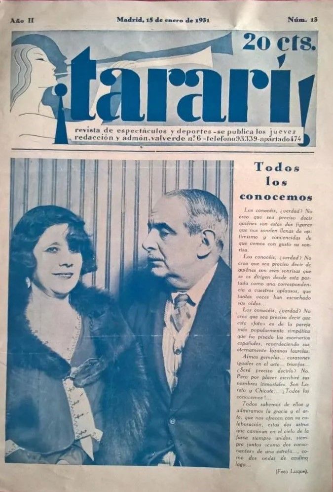 TARARI magazine side cover Issue 13 15 January 1931