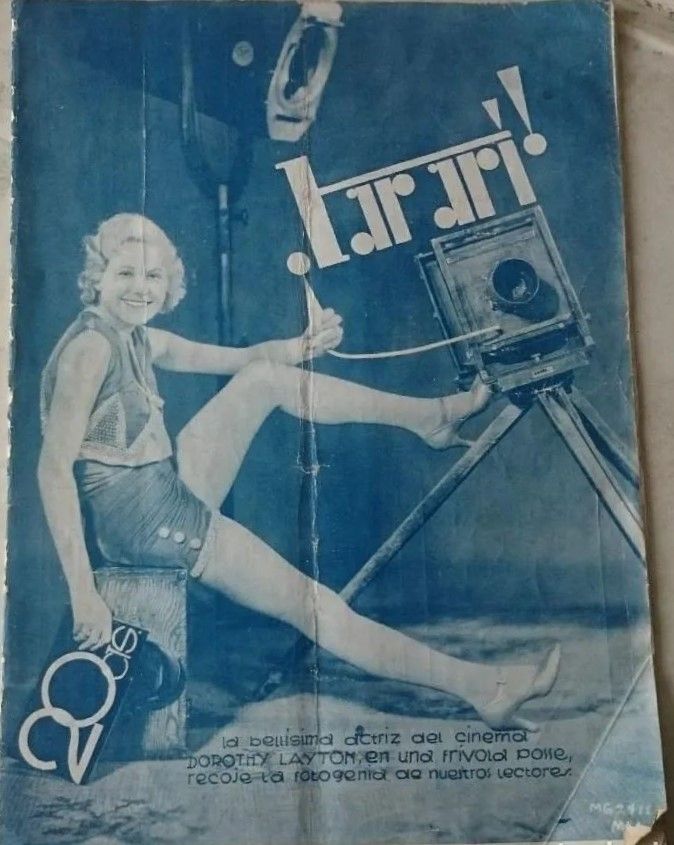 TARARI magazine side cover Issue 89 24 November 1932