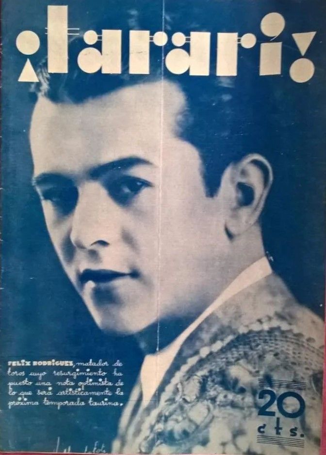 TARARI magazine side cover Issue 52   1932