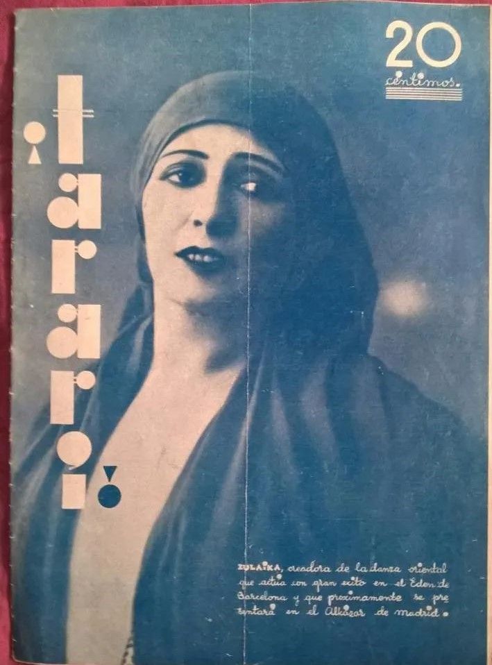 TARARI magazine side cover Issue 55   1932