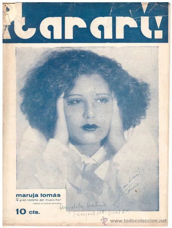 TARARI magazine side cover Issue 158 14 February 1935