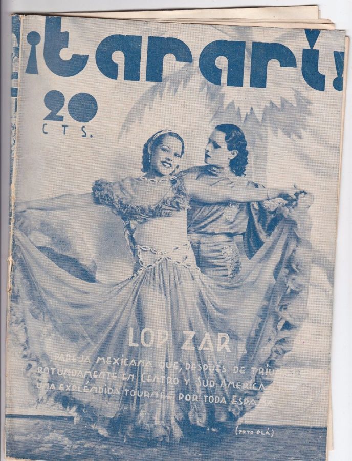 TARARI magazine side cover Issue 171   1935