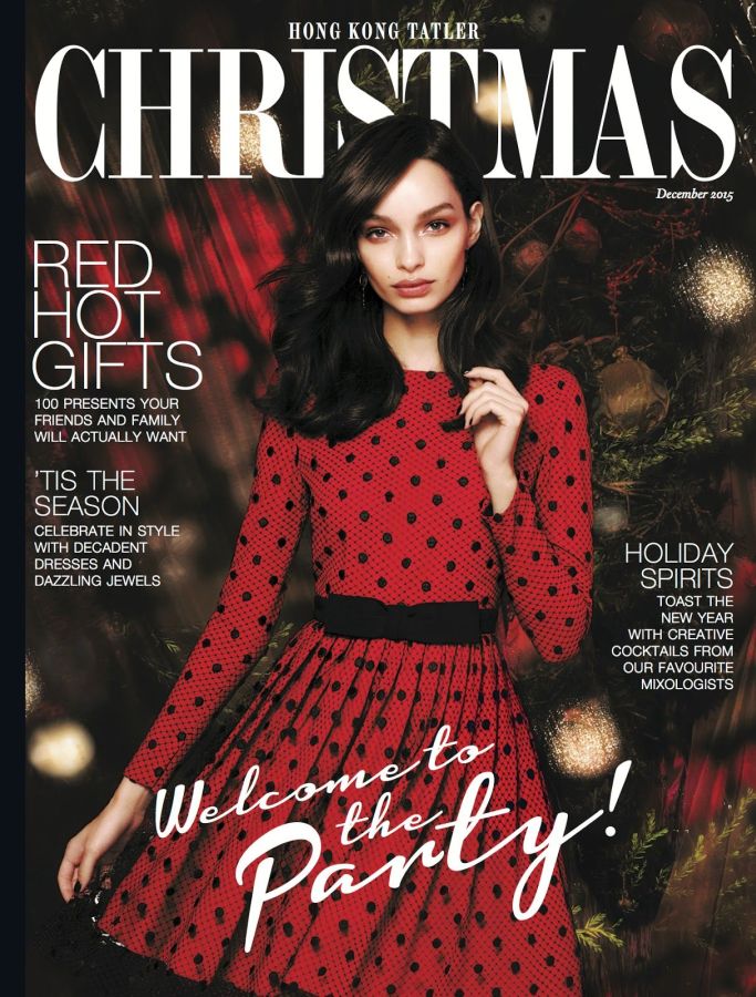 TATLER HONG KONG magazine side cover  December 2015