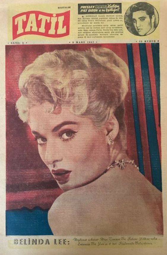 TATIL magazine side cover Issue 1 3 March 1957