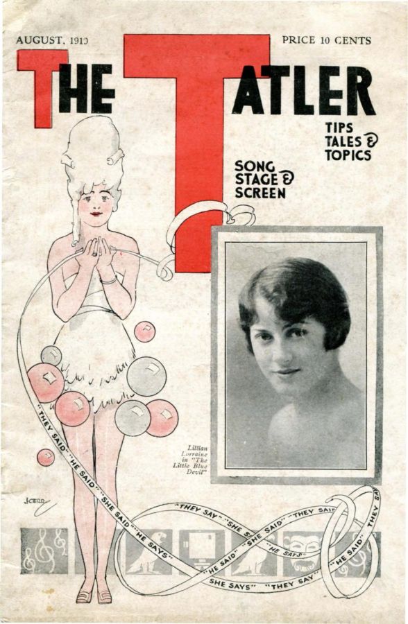 TATLER | THE magazine side cover August 1919