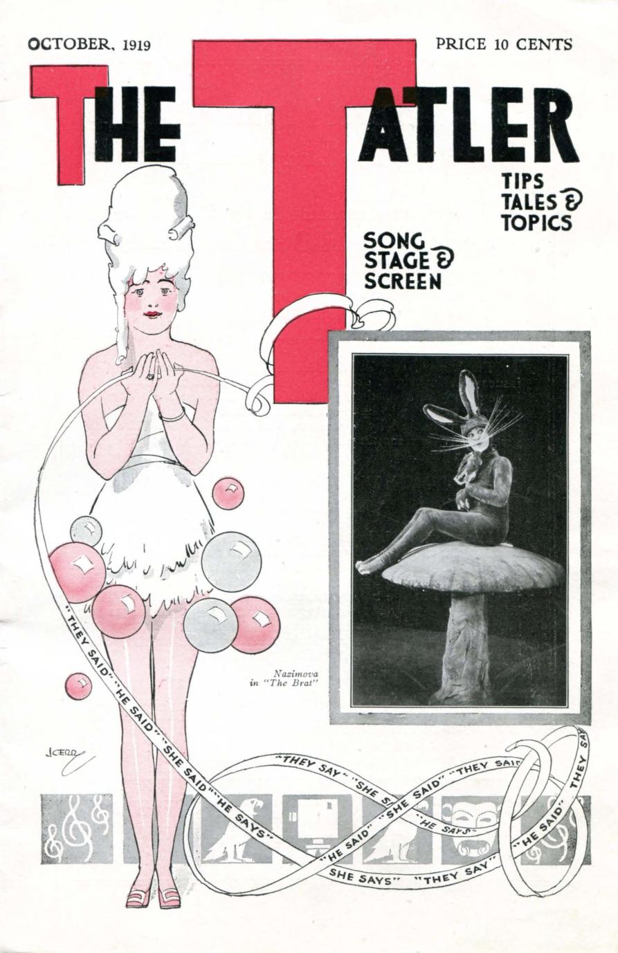 TATLER | THE magazine side cover October 1919