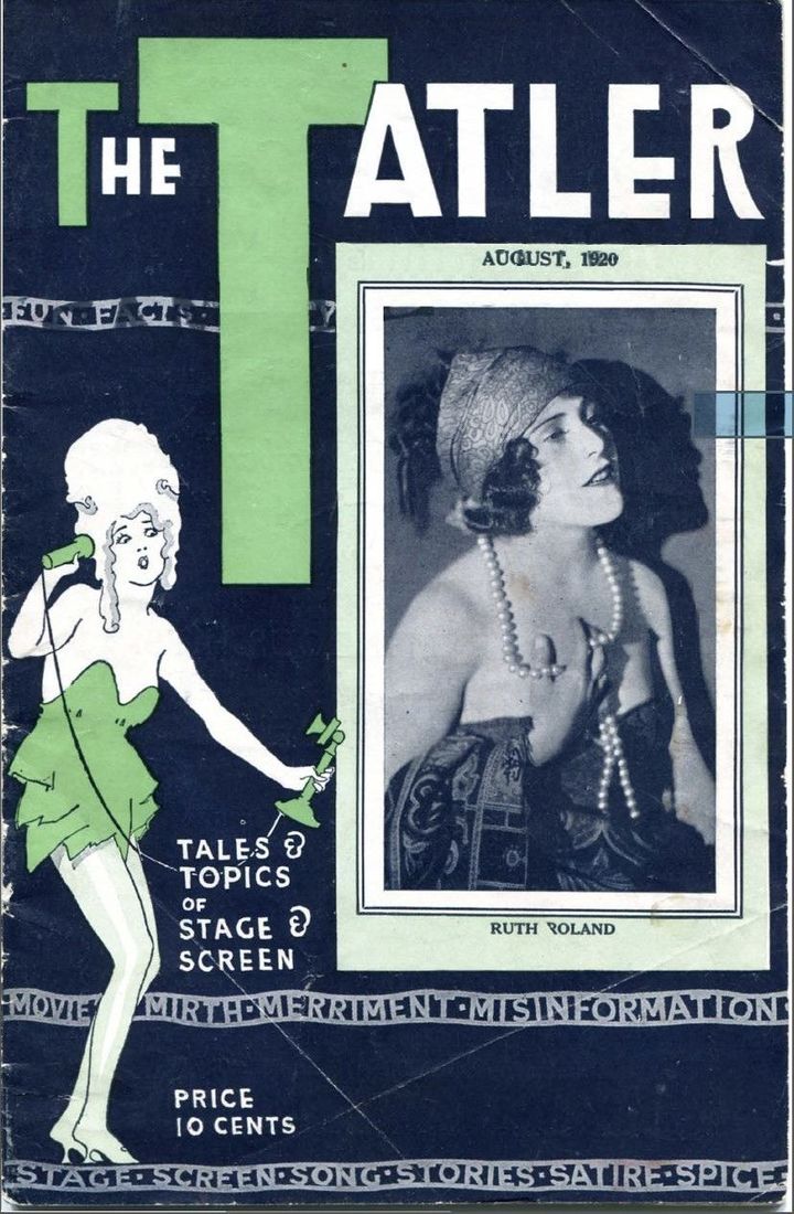 TATLER | THE magazine side cover  Vol 2 # 7 August 1920