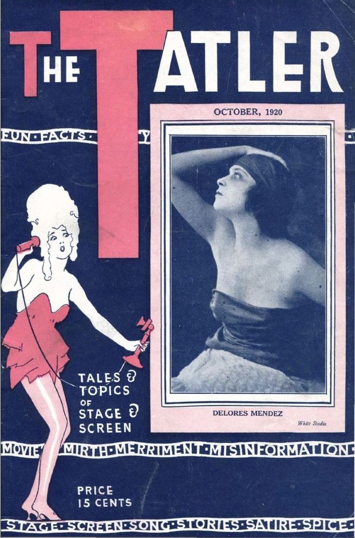 TATLER | THE magazine side cover  Vol 2 # 9 October 1920