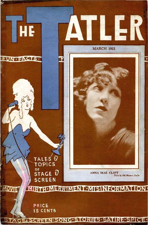 TATLER | THE magazine side cover  Vol 3 # 2 March 1921