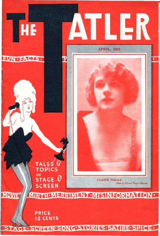 TATLER | THE magazine side cover  Vol 3 # 3 April 1921