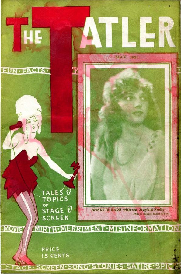 TATLER | THE magazine side cover  Vol 3 # 4 May 1921